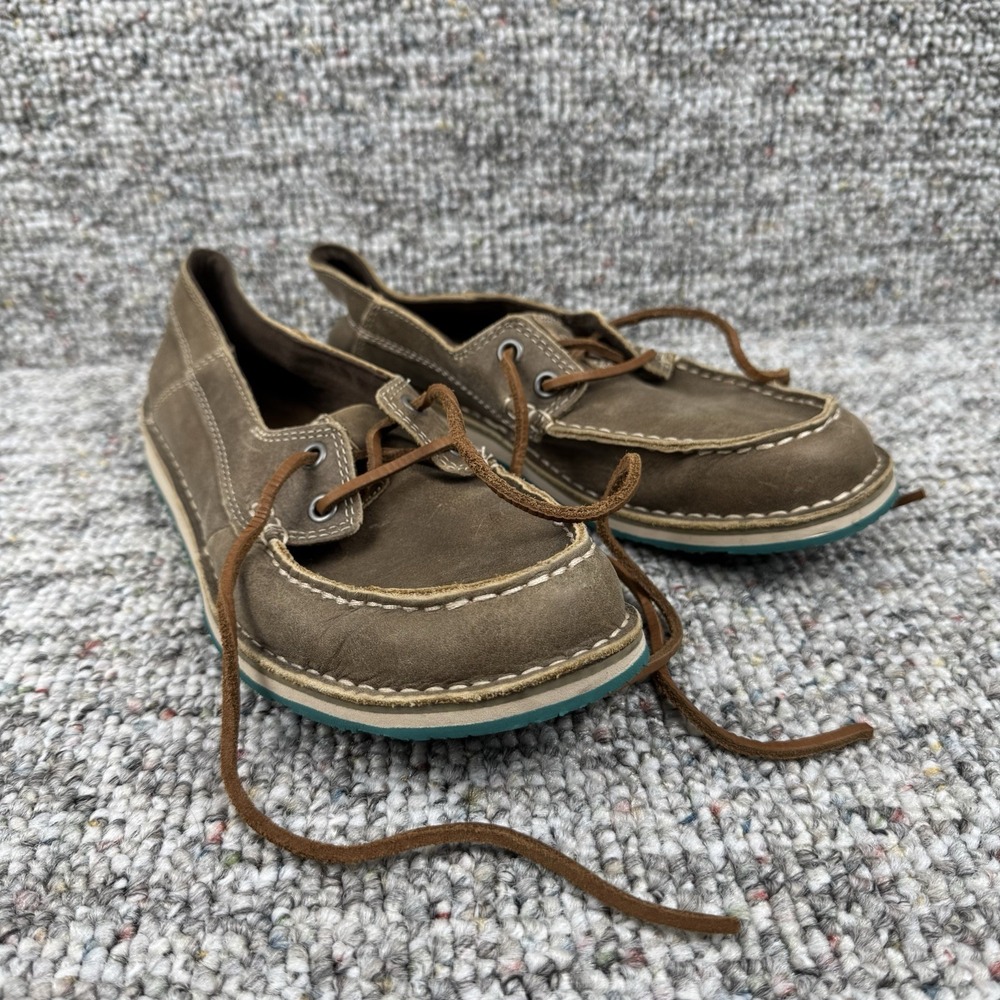 Ariat Cruiser Castaway Shoes Womens Size 9 B Loafers Leather Western Brown